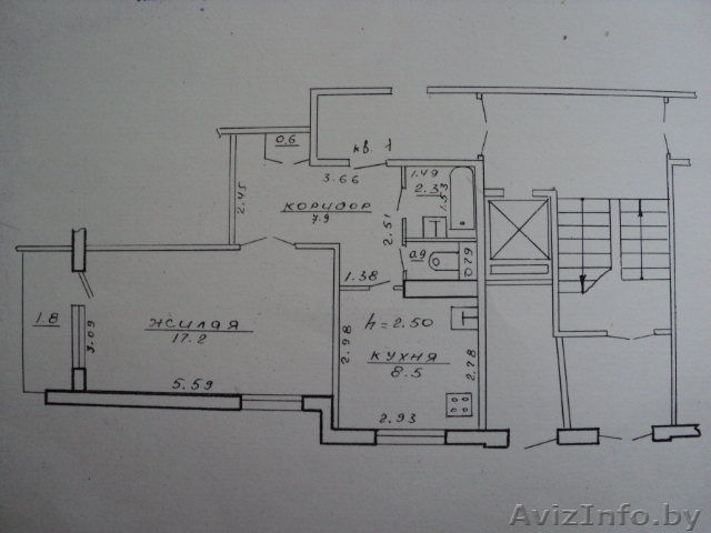 ПРОДАМ	 1-КОМНАТНУЮ КВАРТИРУ - Изображение #1, Объявление #899927