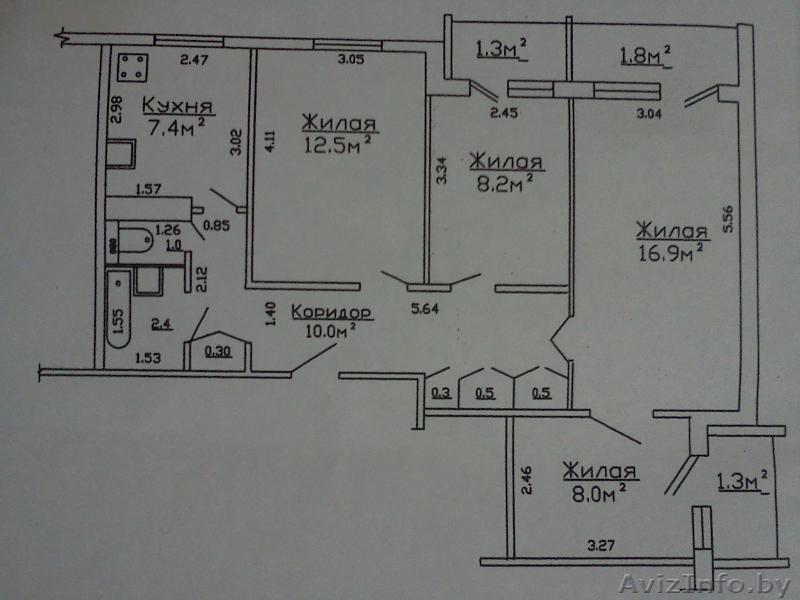 Продам 4-х комнатную квартиру по улице Козлова. - Изображение #1, Объявление #1118690