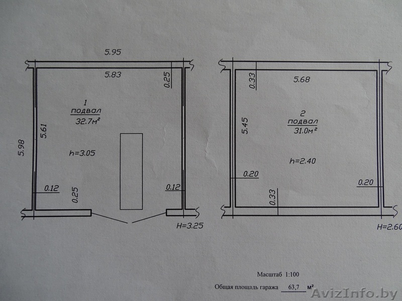 ПРОДАМ ГАРАЖ 6х6 (63,7м2) р-н стадиона "Строитель" - Изображение #1, Объявление #1624767