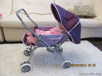 КОЛЯСКА ДЛЯ КУКОЛ - Изображение #2, Объявление #1052837