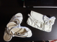 Продам белые босоножки (39р-р) и сумочку - 1раз б/у, состояние идеальное - Изображение #1, Объявление #1093101