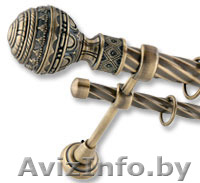 Шторы кухонные,комплекты штор,карнизы профильные,кованные,рольшторы,пледы - Изображение #4, Объявление #1087799