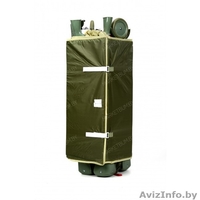 Двухуровневый манеж кровать в оранжевом цвете bebi zoo немного бу в отличном сос - Изображение #3, Объявление #1493149