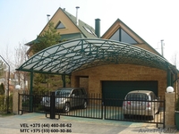 ковка, ворота, ограда, лестница, козырек, решетка, перила, навес, - Изображение #7, Объявление #1422845