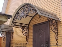 ковка, ворота, ограда, лестница, козырек, решетка, перила, навес, - Изображение #4, Объявление #1422845