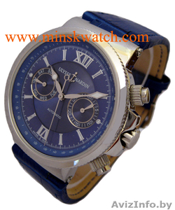 Ulyssу Nardin Maxi Marine Chronograph мужские механические часы купить! - Изображение #4, Объявление #311823