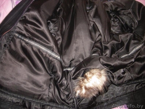 Куртка кожаная зимняя натуральный мех, размер 58 - Изображение #2, Объявление #1347345