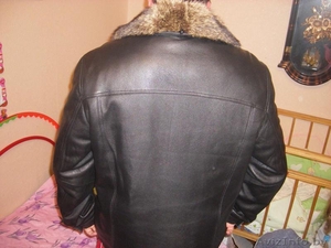 Куртка кожаная зимняя натуральный мех, размер 58 - Изображение #3, Объявление #1347345