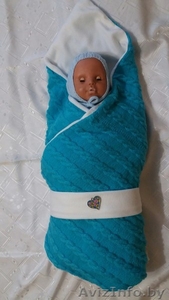 Вязаный детский плед-конверт и костюмчик для новорожденного - Изображение #4, Объявление #1577607