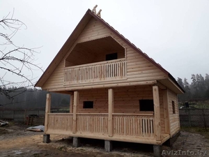 Сруб Дом/Бани из бруса 6х6 установка Могилев и район