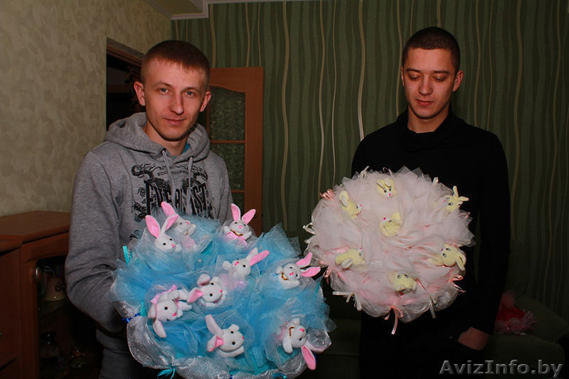 Букеты из мягких игрушек к выписке из Роддома и любому празднику в Солигорске. - Изображение #2, Объявление #1170865