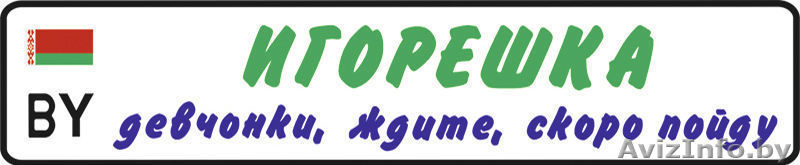Детский гос номер на коляску, велосипед, кроватку, машинку в Солигорске. - Изображение #2, Объявление #1170919