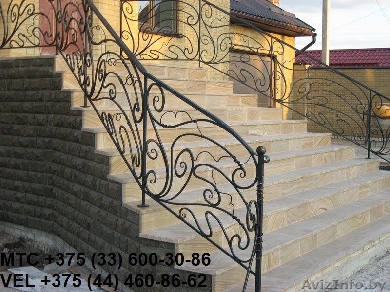 ковка, ворота, ограда, лестница, козырек, решетка, перила, навес, - Изображение #5, Объявление #1422845