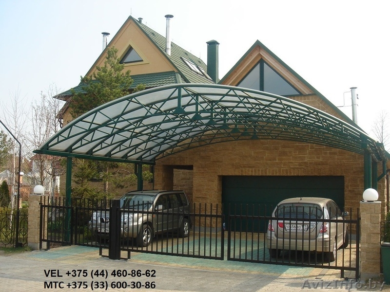 ковка, ворота, ограда, лестница, козырек, решетка, перила, навес, - Изображение #7, Объявление #1422845