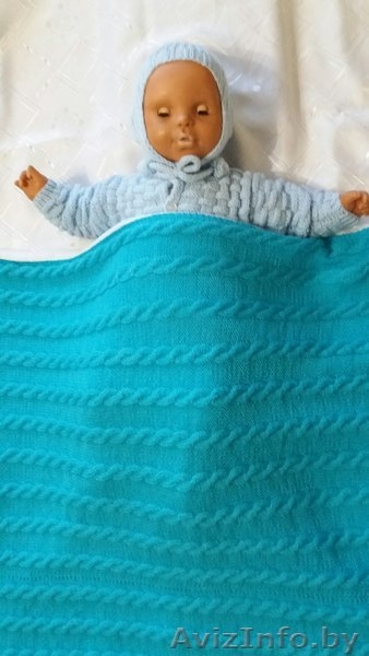 Вязаный детский плед-конверт и костюмчик для новорожденного - Изображение #6, Объявление #1577607